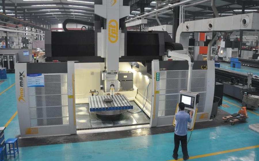 Five-axis gantry machining center